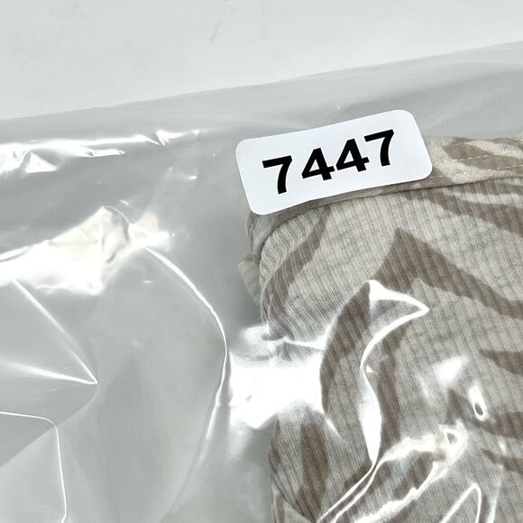 Jenni NEW Women's 3 Piece Fashion Panty Thong Panties White Brown Size L Tiger - Picture 6 of 6